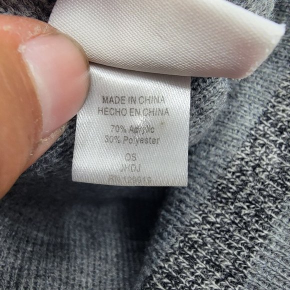 Levis Adults Gray Lightweight Beanie Comfort Casual Winter Warm Outdoors - Picture 5 of 5